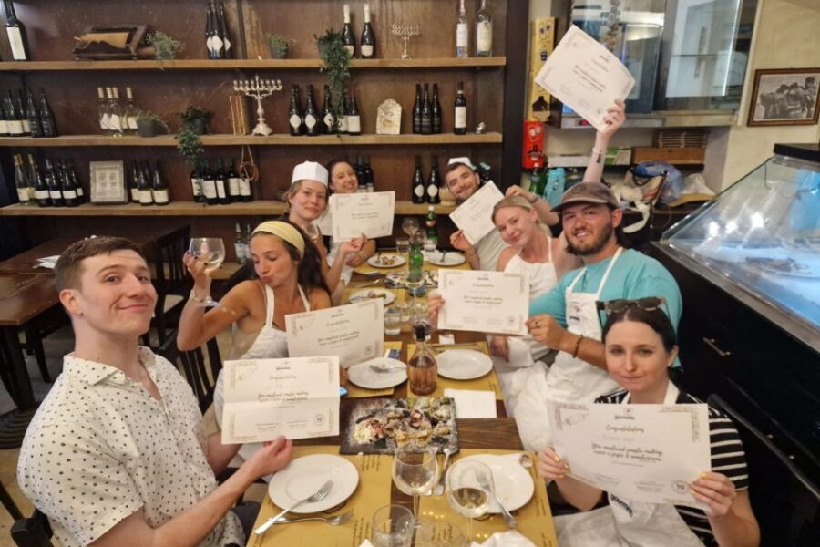 Rome: Traditional Cooking Class in the Jewish Ghetto - Hands-On Roman Pasta From Scratch (Not Just Watching)