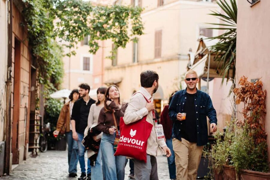 Rome: Trastevere Food, Wine & Spritz Evening Tour - What you learn on the way: enoteca vs osteria that actually sticks