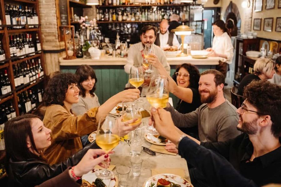 Rome: Trastevere Food, Wine & Spritz Evening Tour - Your tasting route: from prosecco start to gelato finish