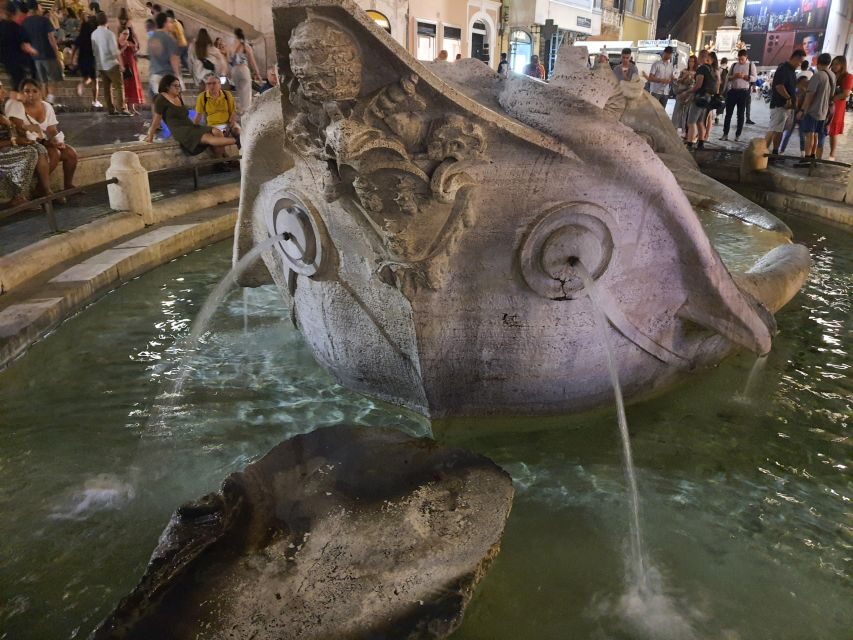 Rome: Trevi Fountain & Other Highlights Guided Tour at Night - Trevi Fountain Finale: What the Stop Is Really For