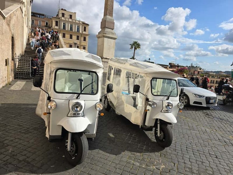 Rome: Tuk Tuk Tour of the Rome City Center - Spanish Steps, Pantheon, Piazza Navona: seeing Rome’s icons in motion