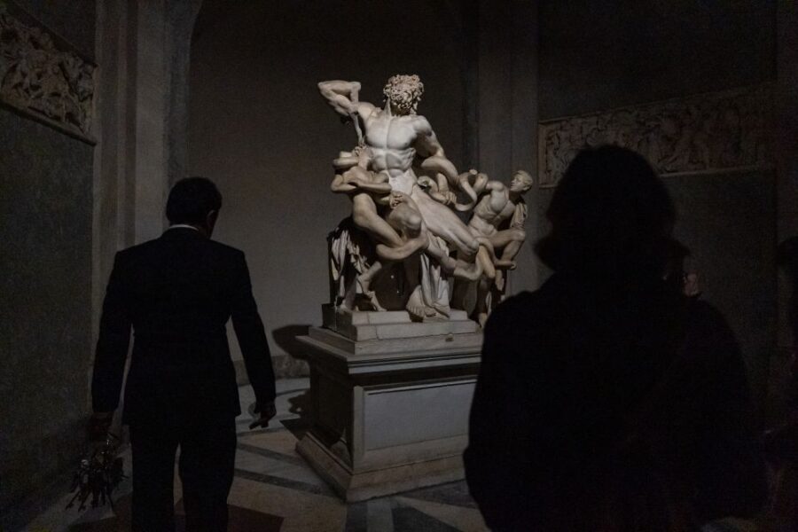 Rome: Turning the Lights on at the Vatican Museums - Meeting at the Vatican Museums main entrance and getting through security
