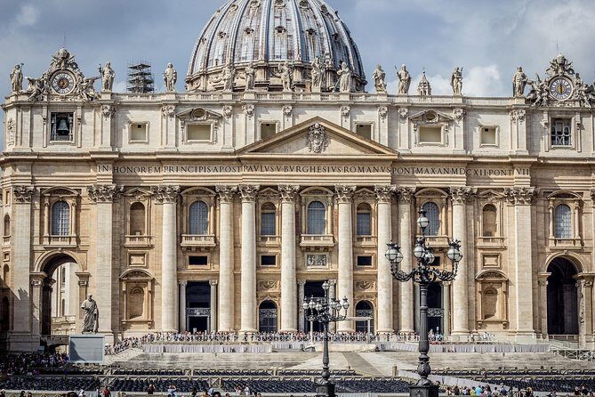 Rome: Vatican Early Bird Morning VIP tour - What’s not included: St. Peter’s Basilica (and the dome)
