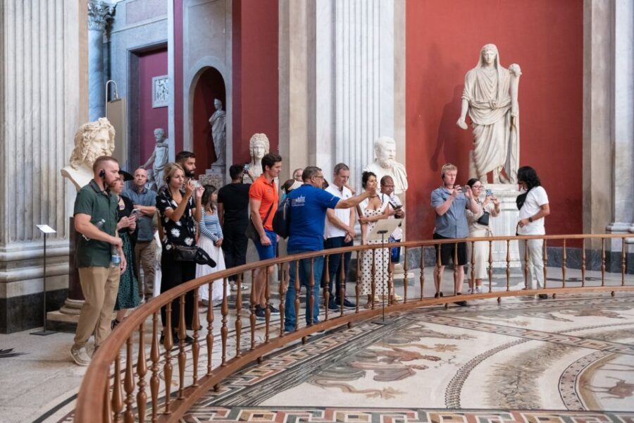 Rome: Vatican Museums, Sistine Chapel & Basilica Guided Tour - Vatican Museums route: Pigna courtyard and the galleries you’ll actually remember