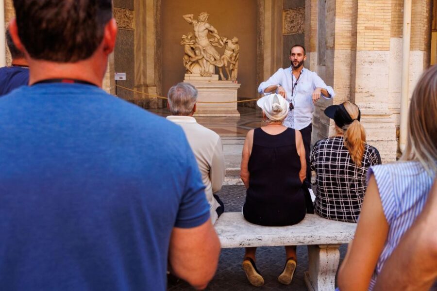 Rome: Vatican Museums & Sistine Chapel Fun Tour with Entry - St. Peter’s Basilica, outside only: plan your next step