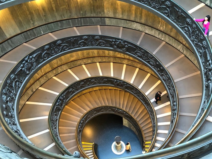 Rome: Vatican Museums & Sistine Chapel Ticket with Host - Bramante Staircase and the Pinecone Courtyard: The Early Wow Factor