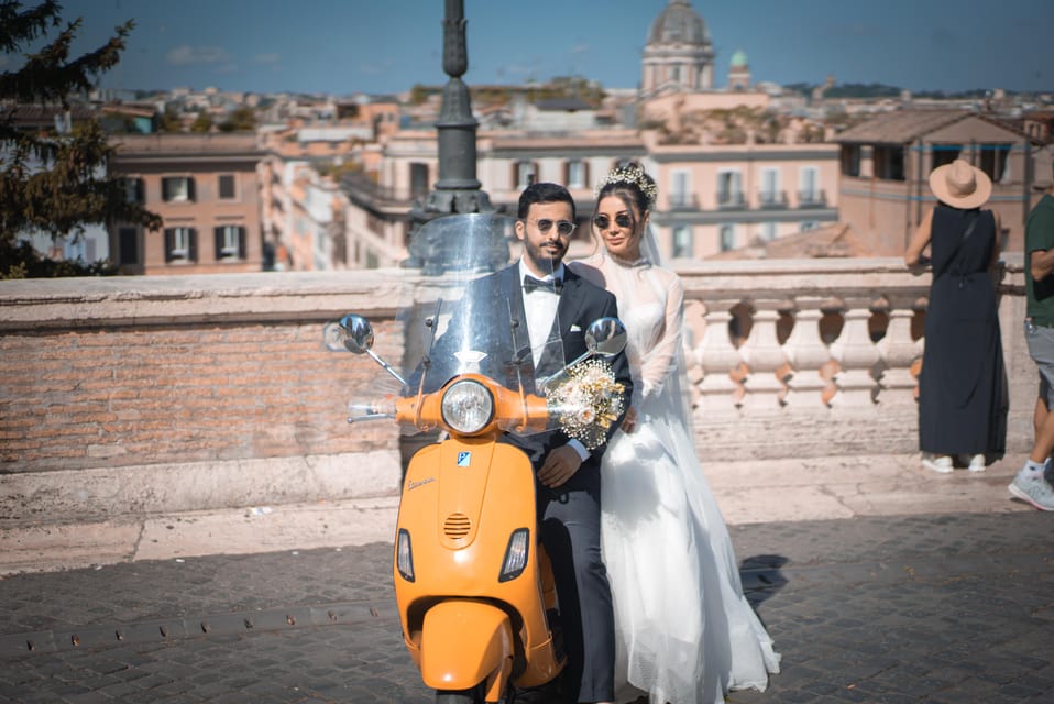 Rome: Vespa City Tour with Professional Photoshoot - Getting Picked Up and Rolling Through Central Rome