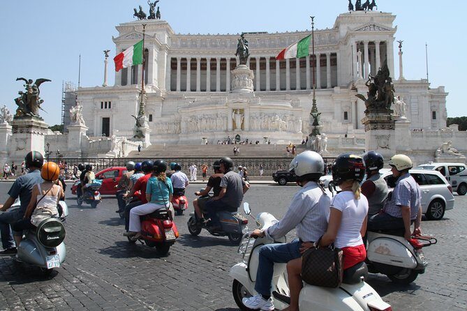 Rome Vespa Grand Tour - Starting at Eco Move Rent and getting picked up in central Rome