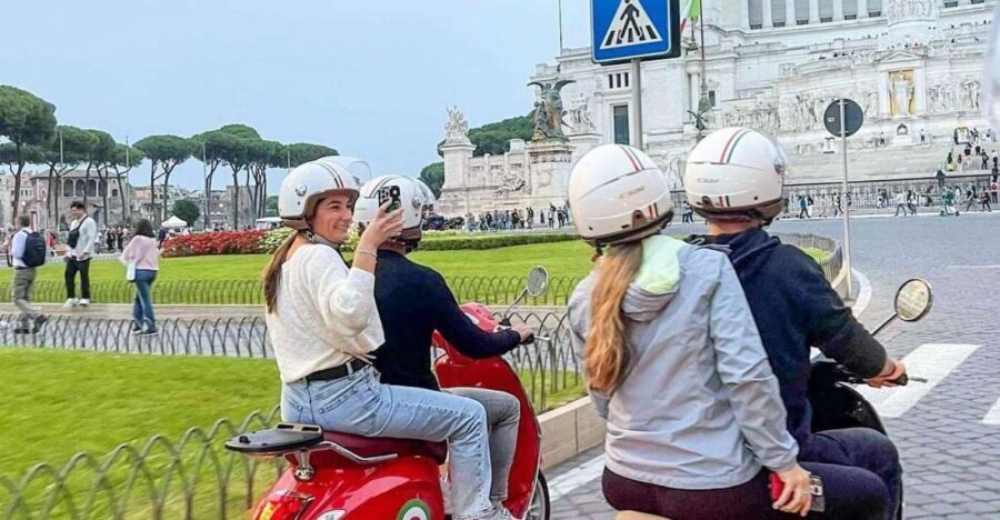 Rome Vespa Half-Day Tour with Private Driver - How The Vespa Tour Works (You Sit Back, They Handle Traffic)
