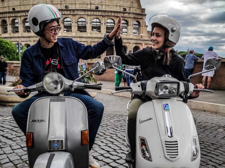 Rome Vespa Half-Day Tour with Private Driver - Baroque Squares, Tight Alleys, and Panoramic Stops on the Clock