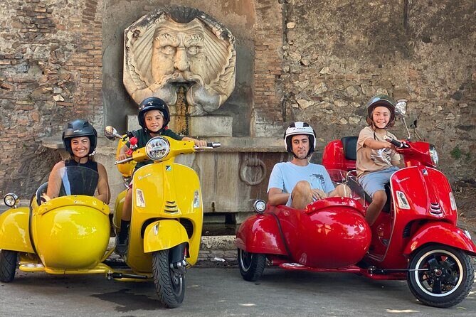 Rome Vespa Sidecar Tour — 90-Minute City Highlights Tour - Villa Borghese pinchos and panoramic time: 15 minutes to reset