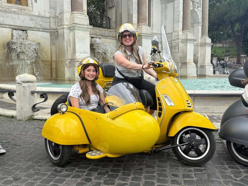 Rome: Vespa Sidecar Tour with Hotel Transfers & Gelato - Pincio Gardens, Castel Sant’Angelo, and Quick Viewpoints That Pay Off