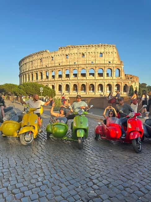 Rome: Vespa Sidecar Tour with Hotel Transfers & Gelato - Piazza Venezia, the Victor Emmanuel II Monument, and Modern History in View