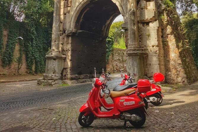 Rome Vespa Small Group Sightseeing Tour, 3 Hour Experience - Stop 1 at Bici & Baci Tours: Vespa Museum Energy Before You Ride