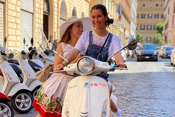 Rome Vespa Tour with Gelato Stop - Piazza Venezia and the Altare della Patria: big square, big presence