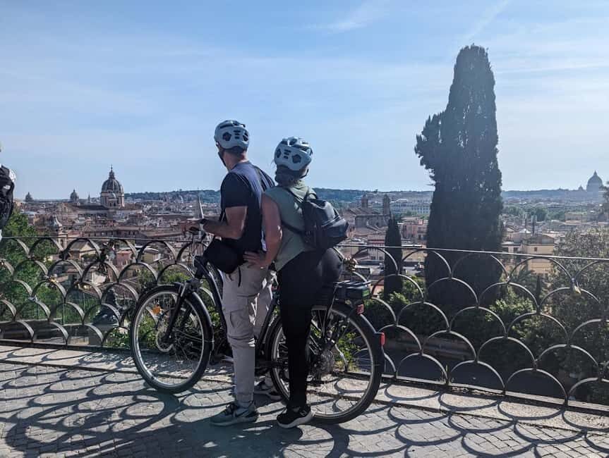 Rome: Villa Borghese E-Bike Tour - Piazza del Popolo to Pincio Terrace: the view payoff early