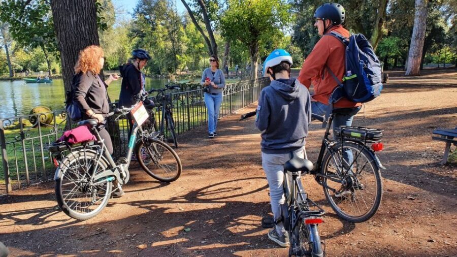 Rome: Villa Borghese E-Bike Tour - Fountain of the Seahorses and Piazza di Siena: the in-park detours that make it feel worth it