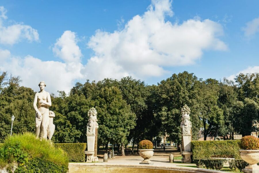 Rome: Villa Borghese, Villa Ada, and Coppedè E-Bike Tour - Temple of Aesculapius: a short stop that breaks up the park rhythm