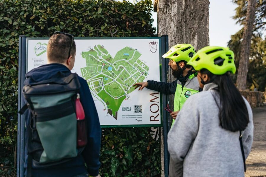 Rome: Villa Borghese, Villa Ada, and Coppedè E-Bike Tour - How “car-free” the ride really feels