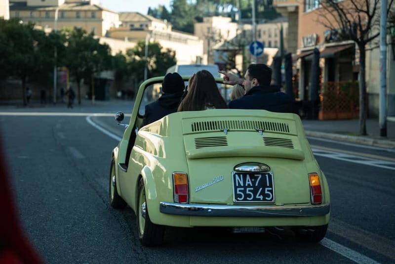 Rome: Vintage Fiat 500 Cabriolet Private City Tour - Pyramid of Cestius: the weird-and-wonderful stop that people remember
