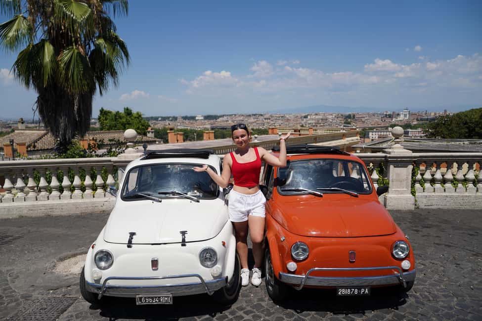 Rome Vintage Fiat 500 car Tour With Photographer - Meet at Via del Colosseo and Expect a Small, Managed Tour