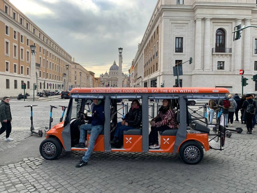 Rome: VIP Golf Cart Food Tour - Drinks and Pairing Logic: DOC Wines Plus Spritz or Craft Beer