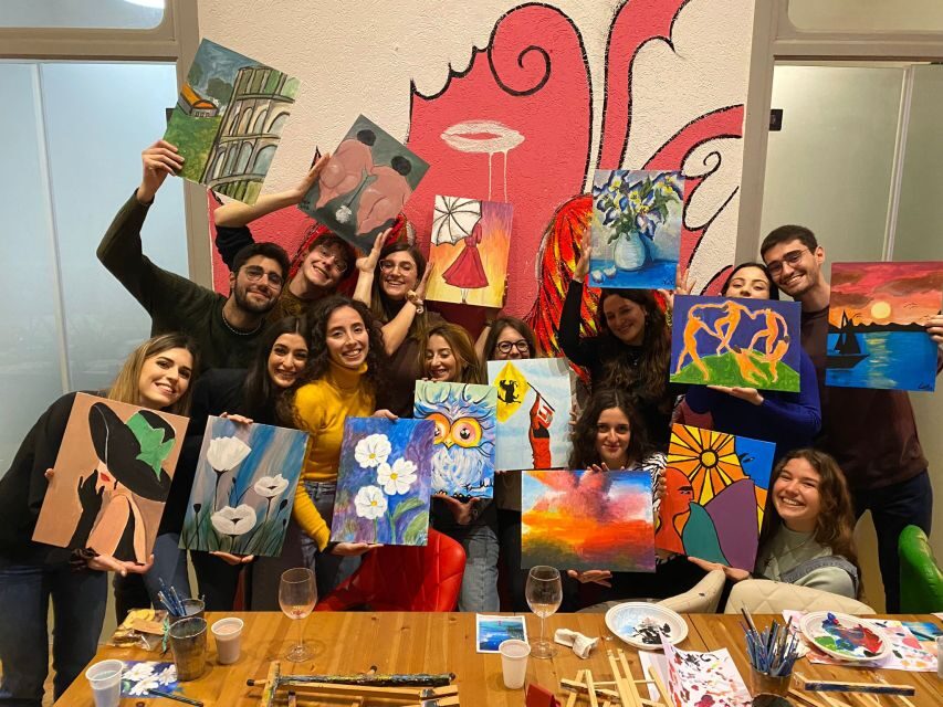 Rome: Wine and Paint Experience in Piazza Navona - Price and what you actually get in 2 hours