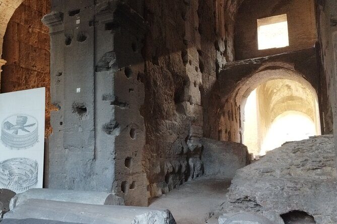 ROME:COLOSSEUM EXPRESS GLADiATOR ARENA SMALL GROUP/PRIVATE TOUR - Underground level: what you get and what you don’t