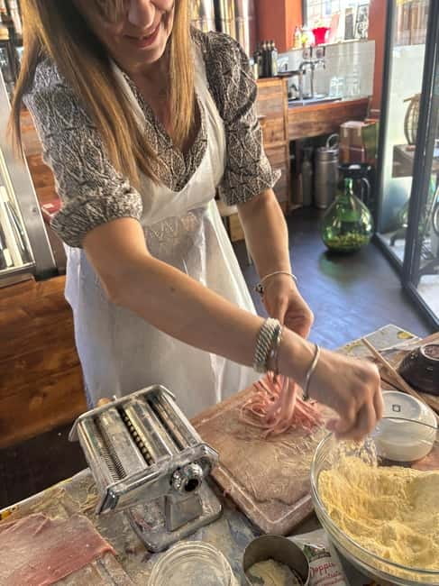 ROME:Hands-On Lasagna & Marsala Tiramisu Cooking Experience" - The Convivial Lunch: Wine, Limoncello, Coffee