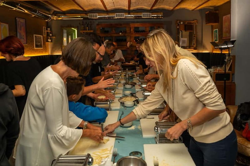 ROME:Hands-On Lasagna & Marsala Tiramisu Cooking Experience" - The Aperitivo Start: Bruschetta, Spritz, Wine