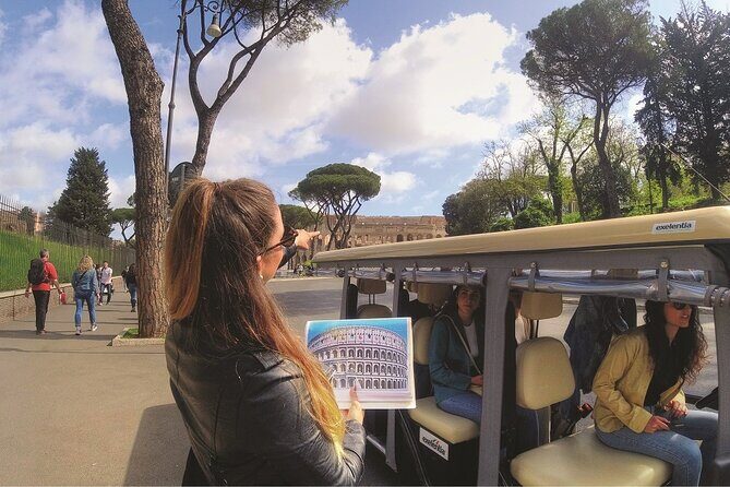 Rome’s Top Highlights by Luxury Golf Cart - Colosseum Stop: Gladiator-Era Icon, Without the Site Entry