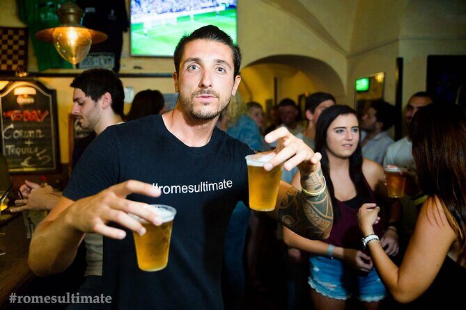 Rome's Ultimate Party aka the Spanish Steps Pub Crawl - Unlimited Drinks, Welcome Shots, and Where the Free Part Ends