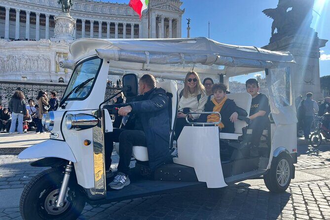 Rome:Tuk-Tuk Private Tour of the City Center - Forum Boarium, Theatre of Marcellus, and Capitoline Hill: the drive-by that still teaches