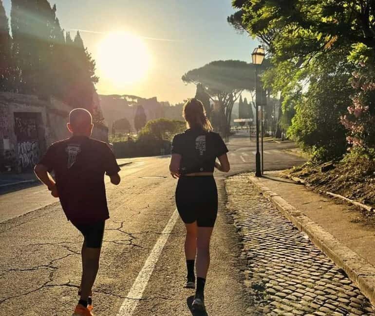 Running Tours Rome 9km [shared or private] - Colosseum: the classic stop that hits differently while you’re breathing
