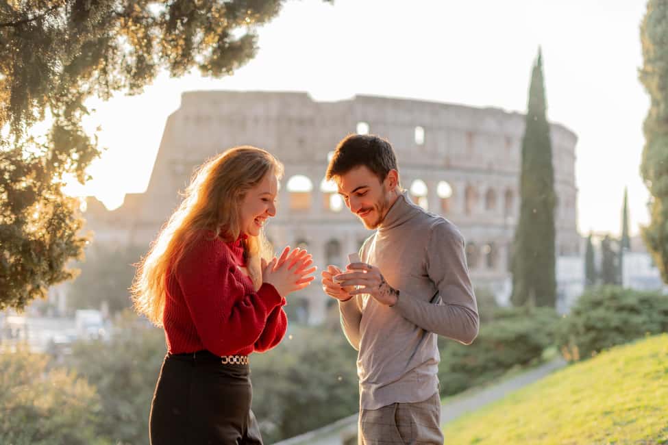 Secret Proposal Photoshoot in Rome + Reel - Photos, video, and the 24-hour delivery promise