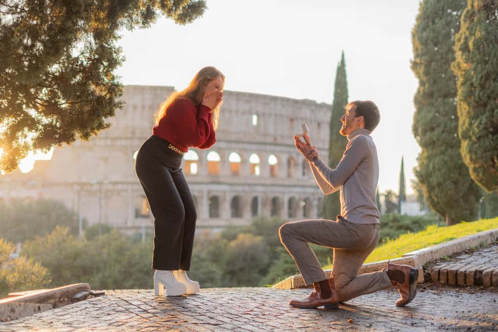 Secret Proposal Photoshoot in Rome + Reel - Practical tips so your shoot stays smooth