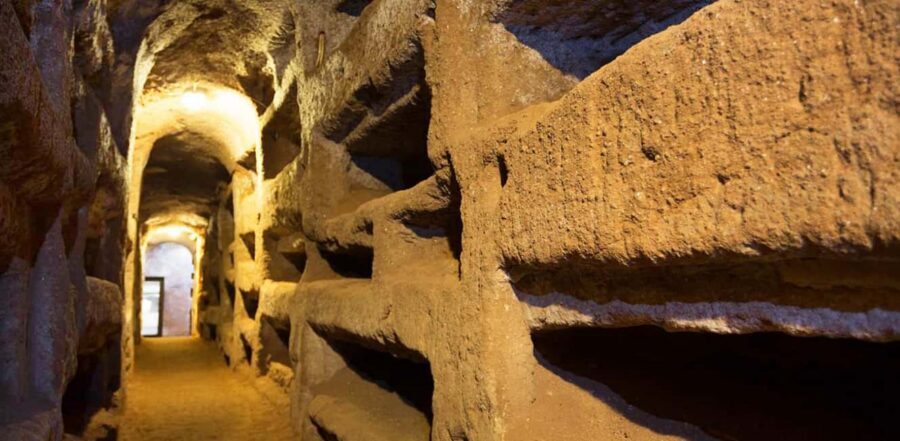 Secrets Below Rome: Tour Catacombs and Ancient Appian Way - Appian Way on original cobblestones: what 2,000 years feels like