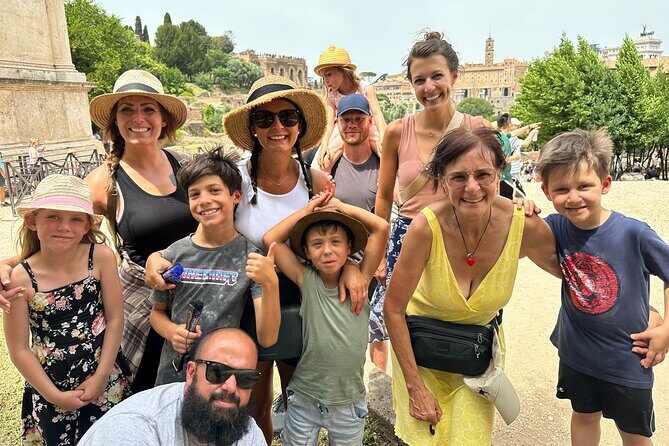 Semi Private Guided Tour of the Colosseum & Forums for Kids & Families in Rome - The Colosseum stop: skip-the-line, then gladiator stories that stick