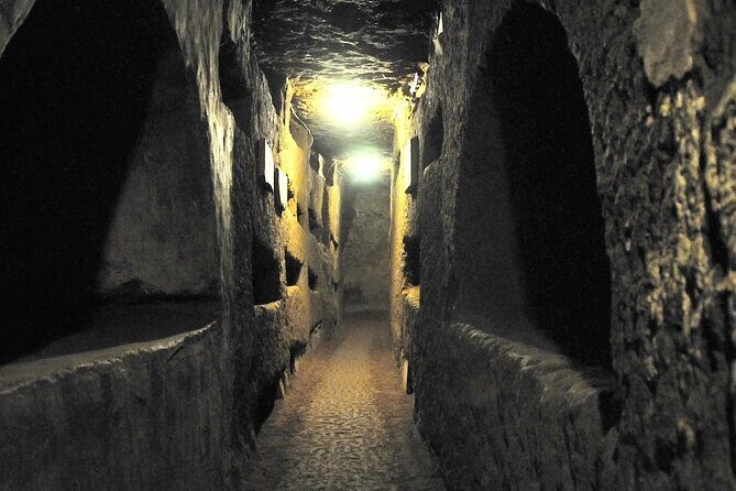 Semi Private Tour of Roman Catacombs and Bone Chapels - Price and value: $127.92 for guided underground access