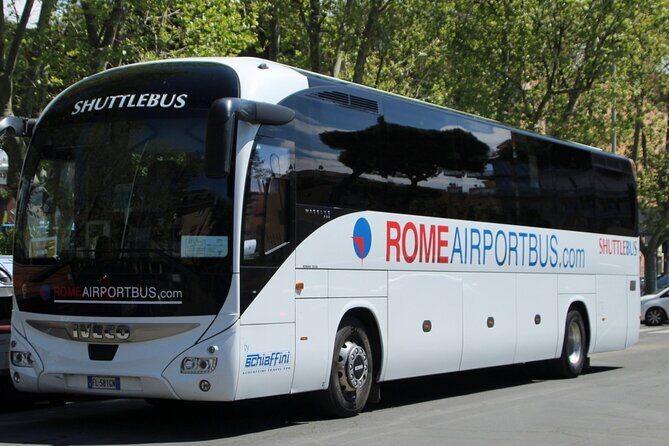 Shuttle Bus between Fiumicino Airport (FCO) and Rome center (Termini) - Price and ride time: does $8.16 feel worth it?
