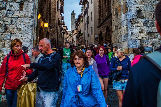 Siena and San Gimignano Day Tour from Rome - The Torre del Mangia and Palazzo Pubblico area: scale you can feel