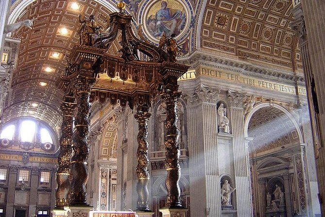 Sistine Chapel @ its best! First time slot Vatican Museums access - St. Peter’s Basilica Afterward: Bernini’s Canopy, Pietà, and John Paul II