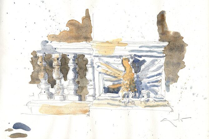 Sketching in Rome Villa Borghese Private lesson with Guido - Key highlights to look for
