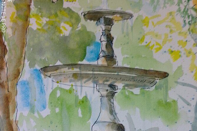Sketching in Rome Villa Borghese Private lesson with Guido - Why this sketch lesson works in Villa Borghese