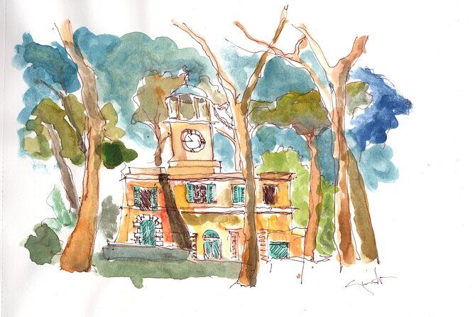 Sketching in Rome Villa Borghese Private lesson with Guido - Price and value: why $72 feels fair here
