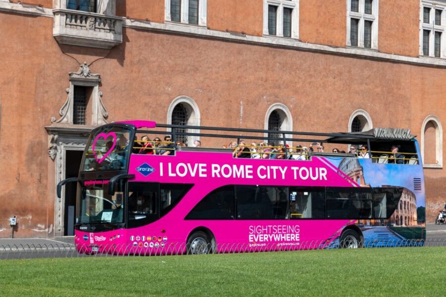 Skip-the-Line Vatican Entry & Panoramic Open Bus Tour - One Run Open Bus Through Rome: Great Views, One Big Rule