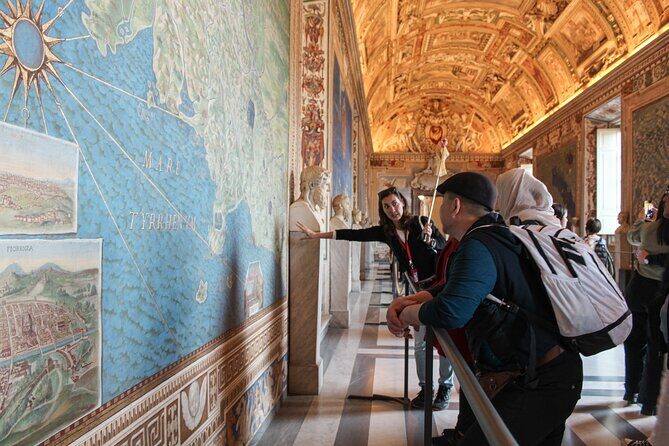 Skip-the-Line Vatican Museum, Sistine Chapel & St Peter Basilica - Gallery of Maps: Renaissance cartography as wall-sized art