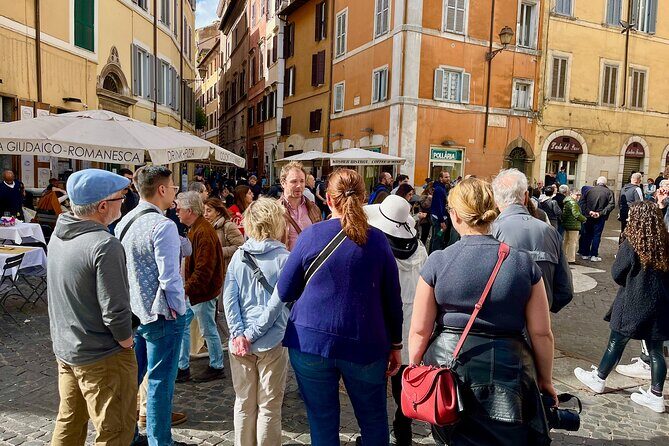 Small Group Rome's Jewish Ghetto and Trastevere Tour - Fontana delle Tartarughe: A Small Fountain With a Big Backstory