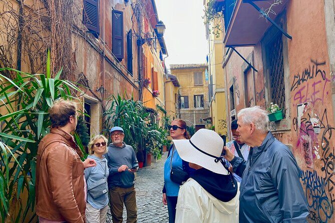 Small Group Rome's Jewish Ghetto and Trastevere Tour - Trastevere in One Hour: Alleyways, Bohemian Energy, and Real Feel