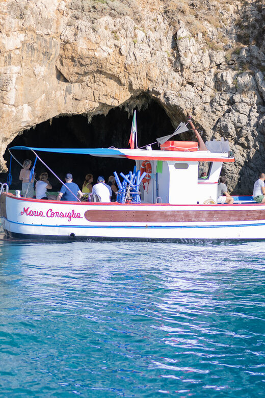 Sperlonga: Boat Cruise to the Blue Grotto with Swimming - The opening sail: Grotta di Tiberio and the Ulysses marble story
